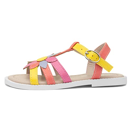 Walkright Girls Multi Coloured Flower Sandal - Size 12 Child UK - Multicolour