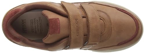 Geox J Poseido Boy C Sneaker, Cognac Blue, 11 UK Child