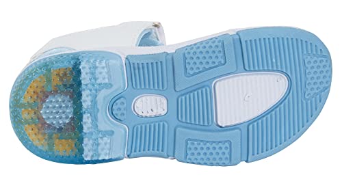 Disney Frozen Girls Sports Sandals with Lights White/Blue UK 11 Child