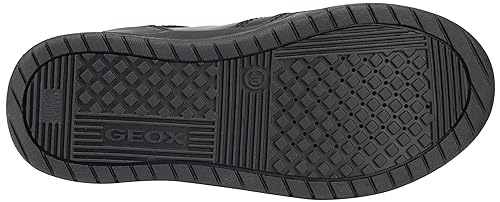 Geox J Perth Boy F Sneaker, Black, 11 UK Child