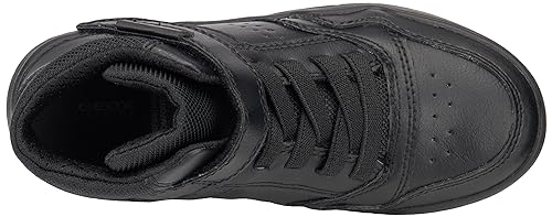 Geox J Perth Boy F Sneaker, Black, 11 UK Child