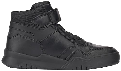 Geox J Perth Boy F Sneaker, Black, 11 UK Child
