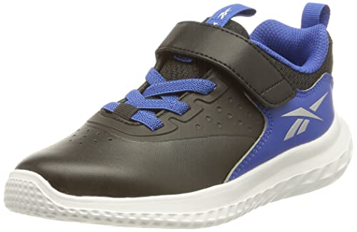 Reebok Baby Boys Rush Runner 4.0 ALT Sneakers, Core Black/Court Blue/Silver Met, 13 UK Child
