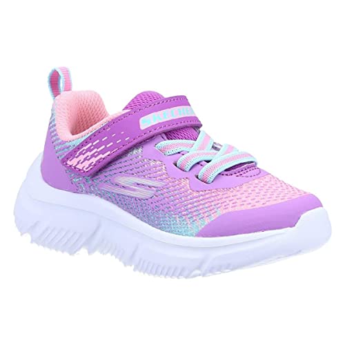 Skechers Girl's Go Run 650 Sneaker, Purple, 9 UK Little Kid