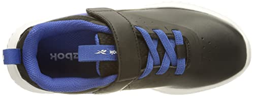 Reebok Baby Boys Rush Runner 4.0 ALT Sneakers, Core Black/Court Blue/Silver Met, 13 UK Child