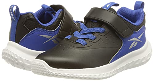 Reebok Baby Boys Rush Runner 4.0 ALT Sneakers, Core Black/Court Blue/Silver Met, 13 UK Child
