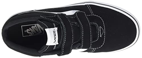 Vans Boy's Unisex Kids Ward Mid V Sneaker, (Suede/Canvas) Black/White, 7 UK Child