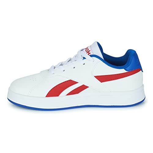 Reebok Baby Boys AM Court Sneakers, FTWR White/Vector Blue/Vector Red, 5 UK Child