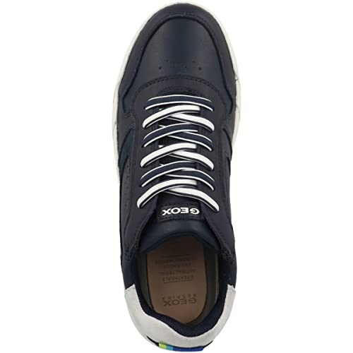 Geox J Hyroo Boy Sneaker, Navy-White, 11 UK Child