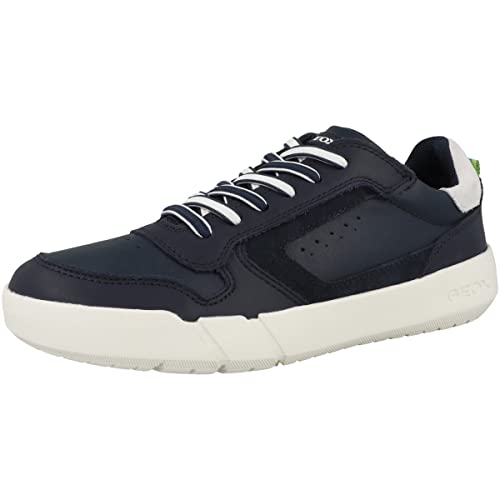 Geox J Hyroo Boy Sneaker, Navy-White, 11 UK Child