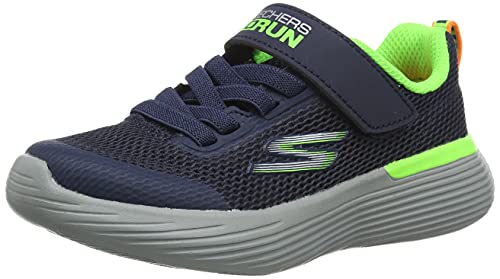 Skechers Boy's Go Run 400 V2 Sneaker, Navy, 12.5 UK Child