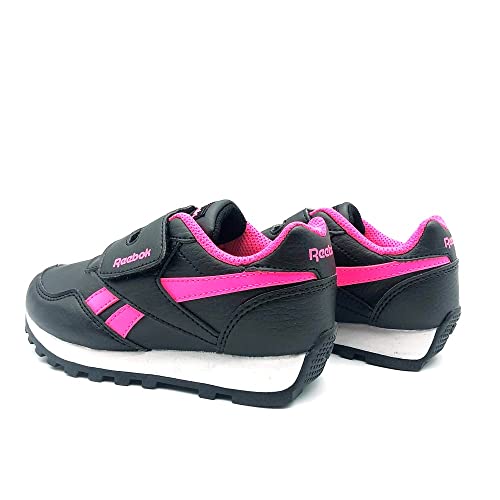 Reebok Unisex Baby Royal Rewind Run ALT Sneakers, Core Black/Atomic Pink/FTWR White, 13 UK Child