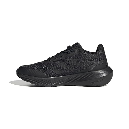 adidas RunFalcon 3 Lace Sneaker, core Black/core Black/core Black, 1 UK Child