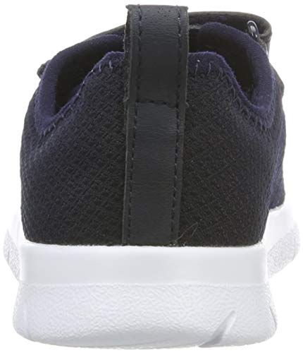 Clarks Boy's Ath Flux Low Top Sneakers, Blue Navy Navy, 9.5 UK Child Wide