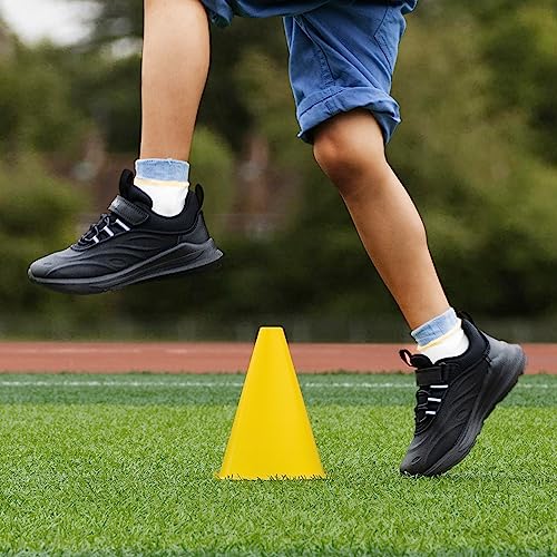 DREAM PAIRS Unisex Kids Trainers Boys Girls Waterproof Walking Running Shoes Athletic Sneakers Sports Shoes for Little/Big KidSDRS2335K,All Black,13 UK Child/1 US Little Kid