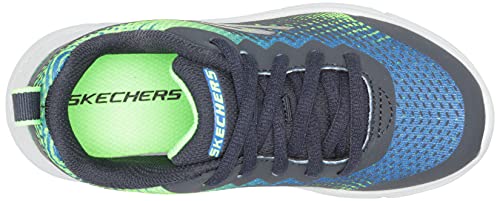 Skechers Boy's Go Run 650 Sneaker, Navy Lime, 13.5 UK Child