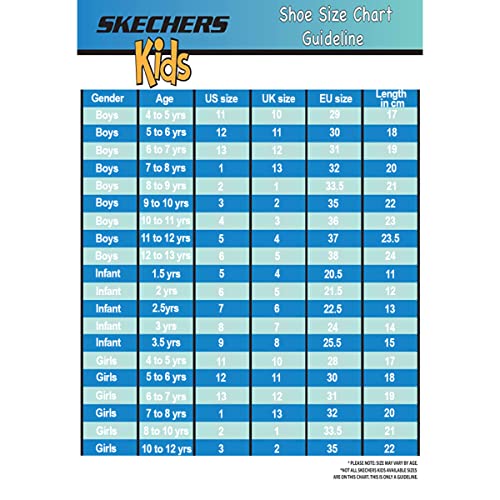 Skechers Boy's Go Run 650 Sneaker, Navy Lime, 13.5 UK Child