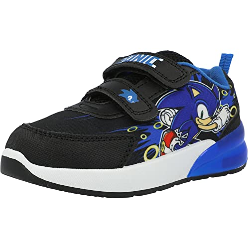 Sonic The Hedgehog Boys Light Up Trainers/Sneakers, Black, 9 UK Child (GTI25857)