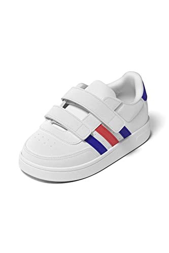adidas Boy's Breaknet 2.0 Cf I Sneaker, Ftwr White Lucid Blue Bright Red, 5 UK Child