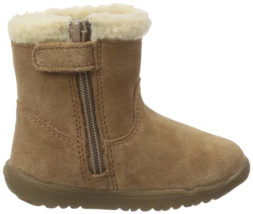 Geox Boy's Macchia Girl B Ankle Boot, Whisky, 5 UK Child