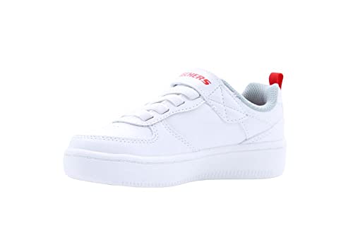 Skechers Sport Court 92 Zelder Sneaker, White Mix, 13 UK Child