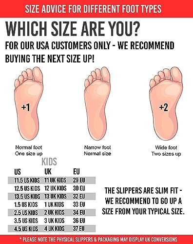 SpongeBob Kids Slippers | Boys Girls Animated Character Face Yellow Blue Elasticated Heel Support House Sliders | Movie Series Merchandise 12 Child UK