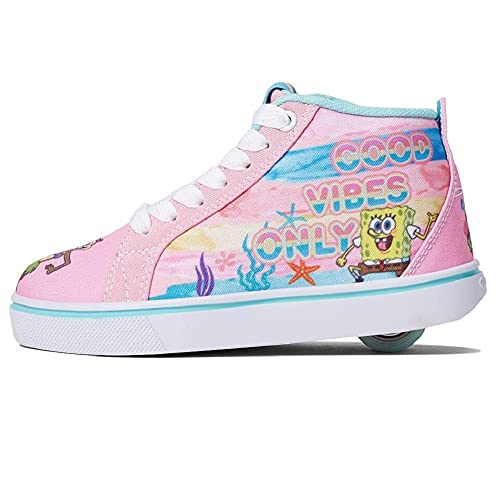 Heelys X Racer 20 MID Girls Wheeled Heel Shoes (UK_Footwear_Size_System, Big_Kid, Numeric, Medium, Numeric_13)