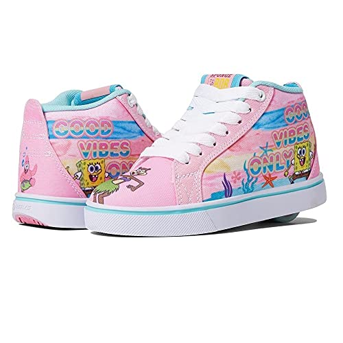 Heelys X Racer 20 MID Girls Wheeled Heel Shoes (UK_Footwear_Size_System, Big_Kid, Numeric, Medium, Numeric_13)
