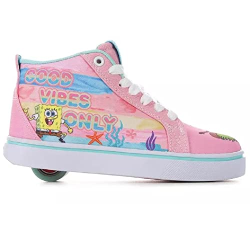 Heelys X Racer 20 MID Girls Wheeled Heel Shoes (UK_Footwear_Size_System, Big_Kid, Numeric, Medium, Numeric_13)