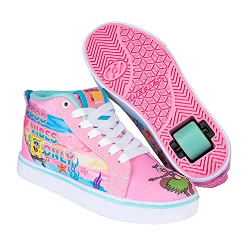 Heelys X Racer 20 MID Girls Wheeled Heel Shoes (UK_Footwear_Size_System, Big_Kid, Numeric, Medium, Numeric_13)