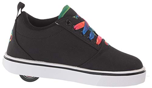 Heelys Girl's Pro 20 (He100771) Wheeled Heel Shoe, Black Rainbow, 5 UK