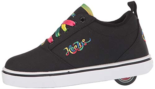 Heelys Girl's Pro 20 (He100771) Wheeled Heel Shoe, Black Rainbow, 5 UK