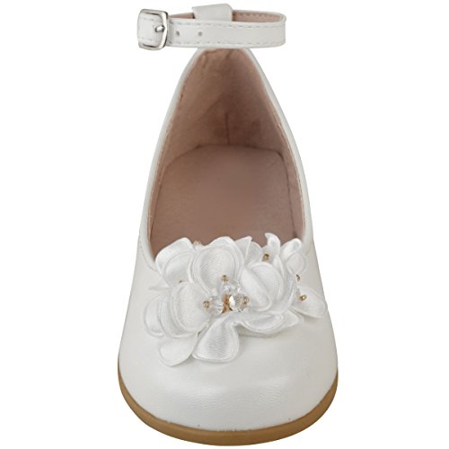 Fashion Thirsty Girls Children Kids Party School Shoes Casual Wedding Strappy Flat Formal Size