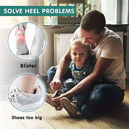 Kids Heel Grips, 6pcs Soft and Sticky Heel Grips for Kids Shoes Kids Shoe Insoles for Shoes Too Big Kids Small Heel Protectors for Girls and Boys (6PCS)