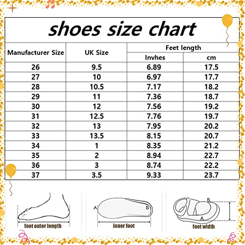 Jiaduowang Girl Shoe High Heels Sandals Dress Court Shoes Sequin Glitter Princess Sandals Gold Crystal High Shoes for Girls