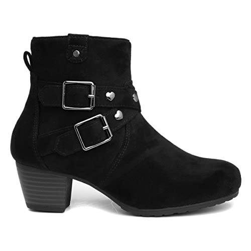 Lilley Fleur Girls Black Ankle Boot - Size 13 Child UK - Black