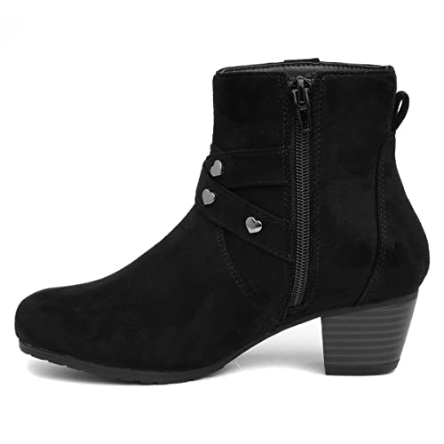 Lilley Fleur Girls Black Ankle Boot - Size 13 Child UK - Black