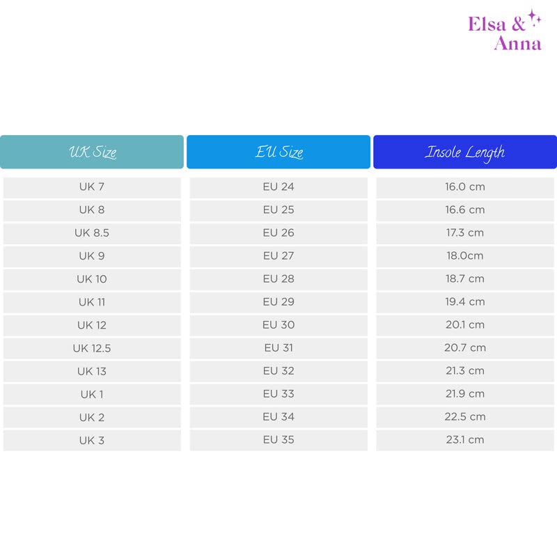 ELSA & ANNA Girls Snow Queen Princess Fancy Dress Up Party Shoes - 3cm Heel - Elsa Dress Up Shoes for Parties & Birthdays, Cosplay - BLU11