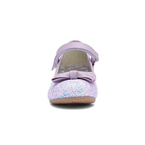 Lilley Sparkle Lacey Kids Lilac Glitter Heel - Size 13 Child UK - Pink