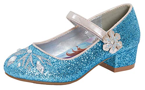 Disney Kids Girls Frozen Dress Up Shoes , Blue Frozen 2, 9 UK Child