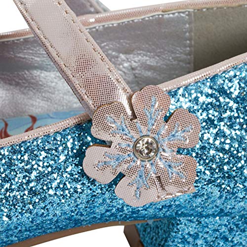 Disney Kids Girls Frozen Dress Up Shoes , Blue Frozen 2, 9 UK Child