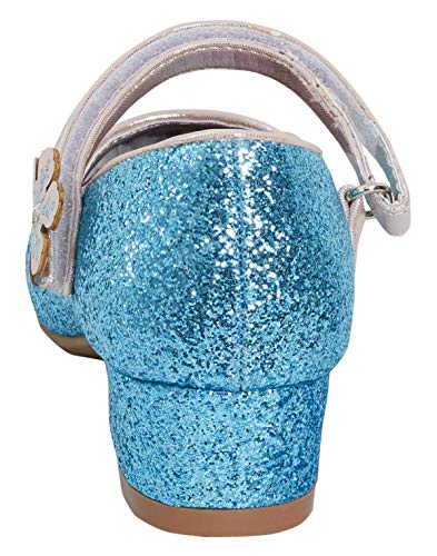 Disney Kids Girls Frozen Dress Up Shoes , Blue Frozen 2, 9 UK Child