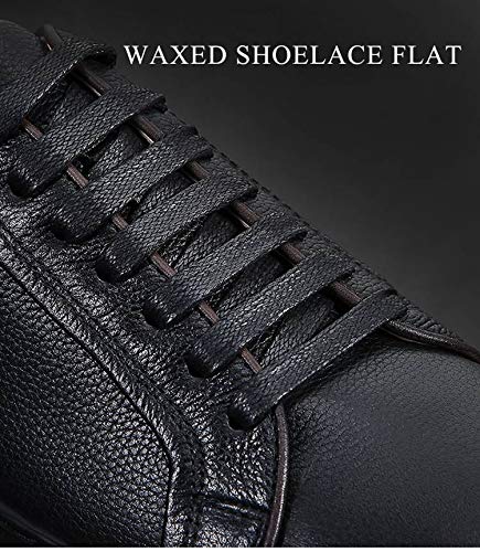 90cm / 35.5" Black Flat Waxed Trainer Shoe laces Smart Laces® ideal laces for adults or kids Trainer, Shoes, Boot Shoelaces