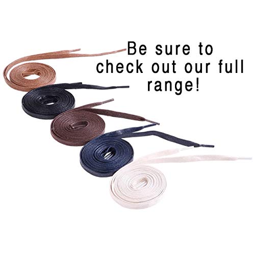 90cm / 35.5" Black Flat Waxed Trainer Shoe laces Smart Laces® ideal laces for adults or kids Trainer, Shoes, Boot Shoelaces