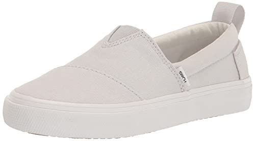 TOMS Alpargata Fenix Slip On Loafer Flat, Grey, 13.5 UK Child