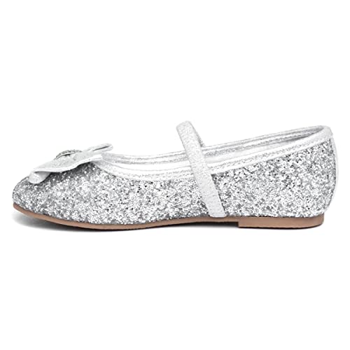 Lilley Sparkle Girls Silver Ballerina - Size 12 Child UK - Multicolour