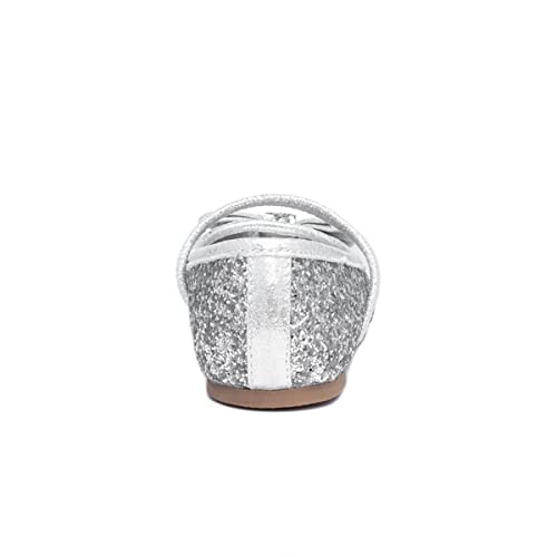 Lilley Sparkle Girls Silver Ballerina - Size 12 Child UK - Multicolour