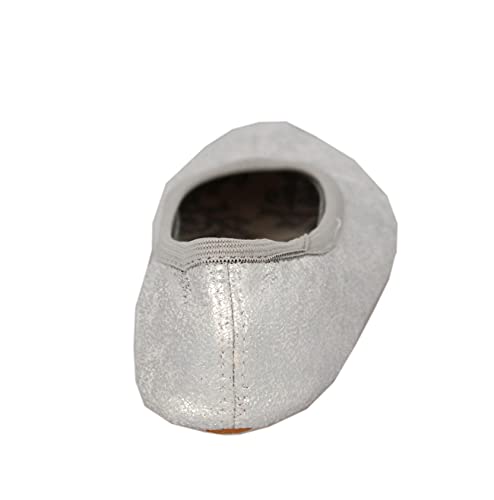 Beck Girl's Basic 071 Gymnastics Shoes, Silver, 12.5 UK Child