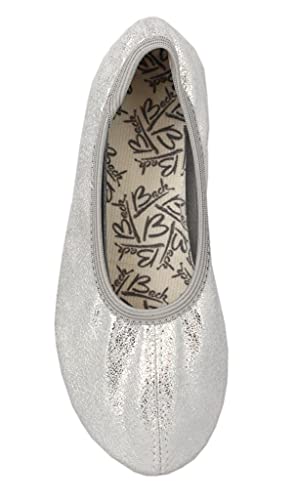 Beck Girl's Basic 071 Gymnastics Shoes, Silver, 12.5 UK Child