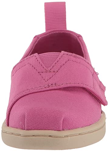 TOMS Boy's Girl's Tiny Alpargata Loafer Flat, Pink, 6 UK Child